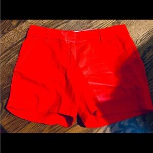 J. Crew Bold Red Women's Bermudas